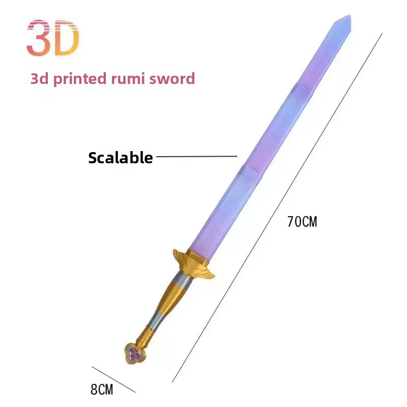 Accessoires de costume de jeu de rôle de haute qualité pour le groupe Devil Girls : Épée symbole Lum