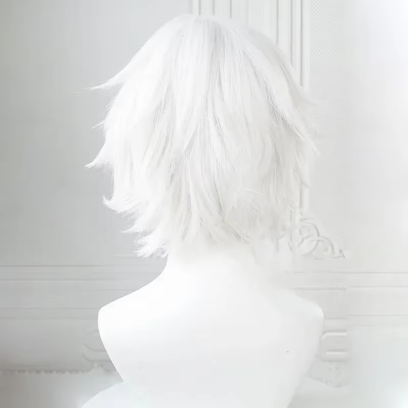 Anime Oke eki Ken Cosplay Perruques, Perruques Courtes, Patch pour les Yeux, Degré de Chaleur, Cheve