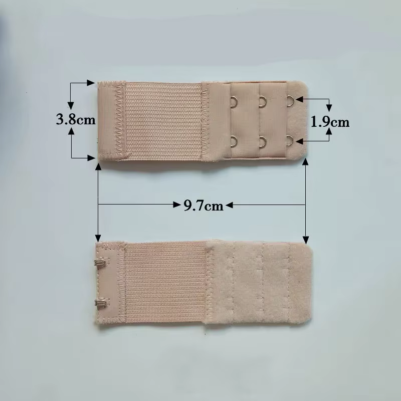 Extension de Soutien-Gorge artificiel astique à 2 Crochets pour Femme, réinitialisation de Sangle, C