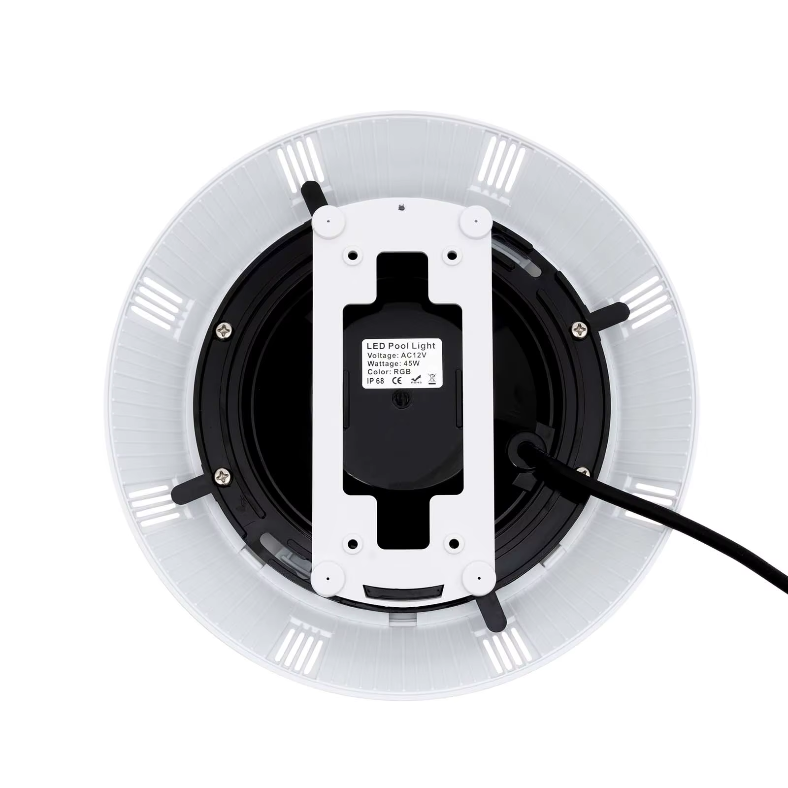 Lampe LED sous-marine pour piscine, imperméable conforme à la norme IP68, RVB, disponible en 7 coule