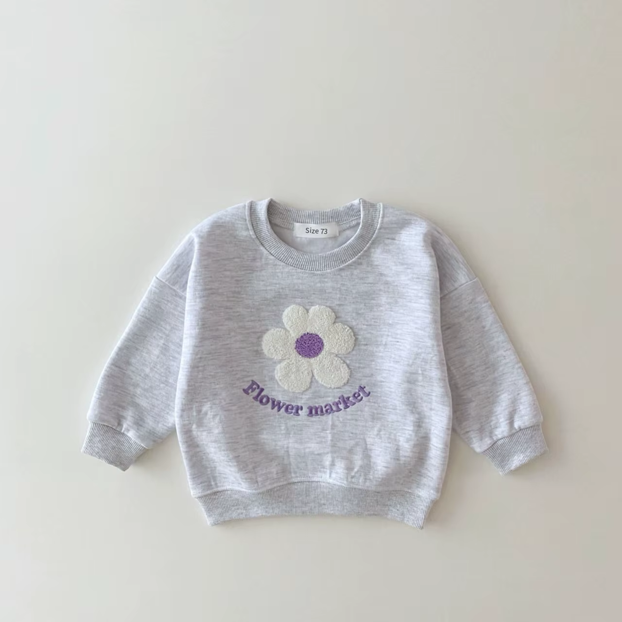 Automne bébé filles vêtements ensemble fleur lettre imprimer pull haut + pantalon enfants vêtements 