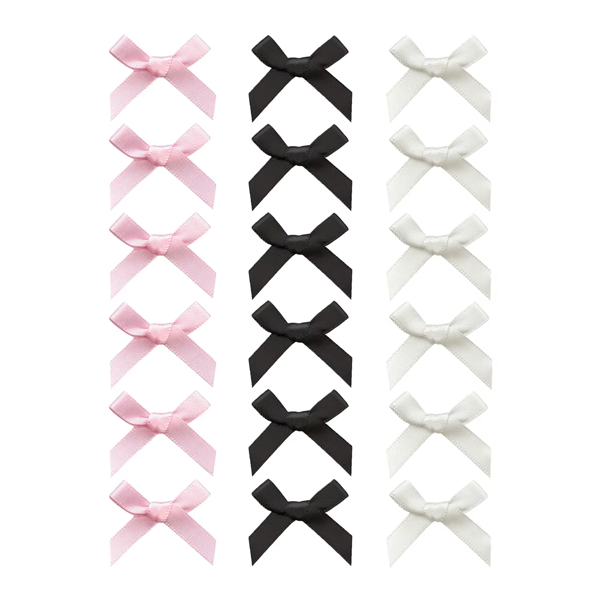 Ensemble d'accessoires pour cheveux pour femmes, rubans colorés, nœuds, pinces à cheveux, sangles à 