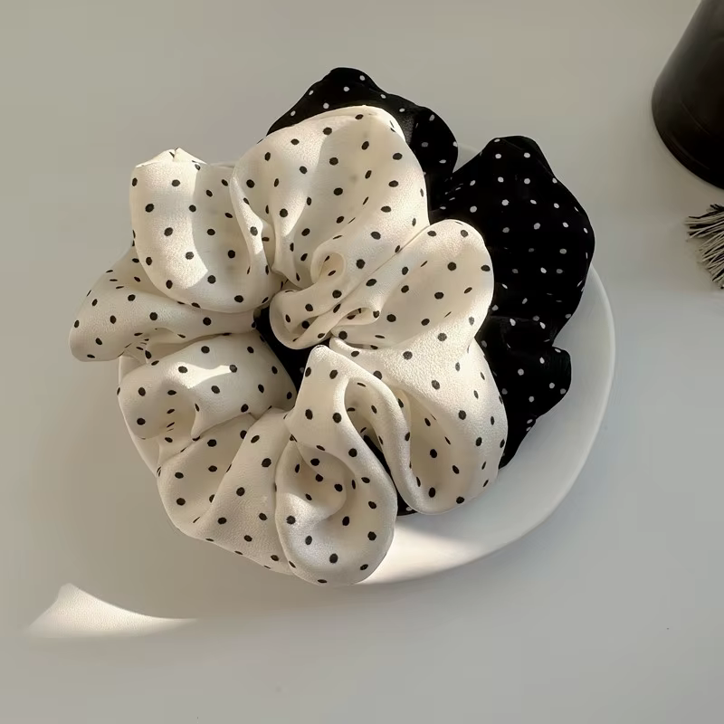 Chouchous pour cheveux élégants pour femmes, 2 pièces, Simulation minimaliste, attaches en soie, Poi