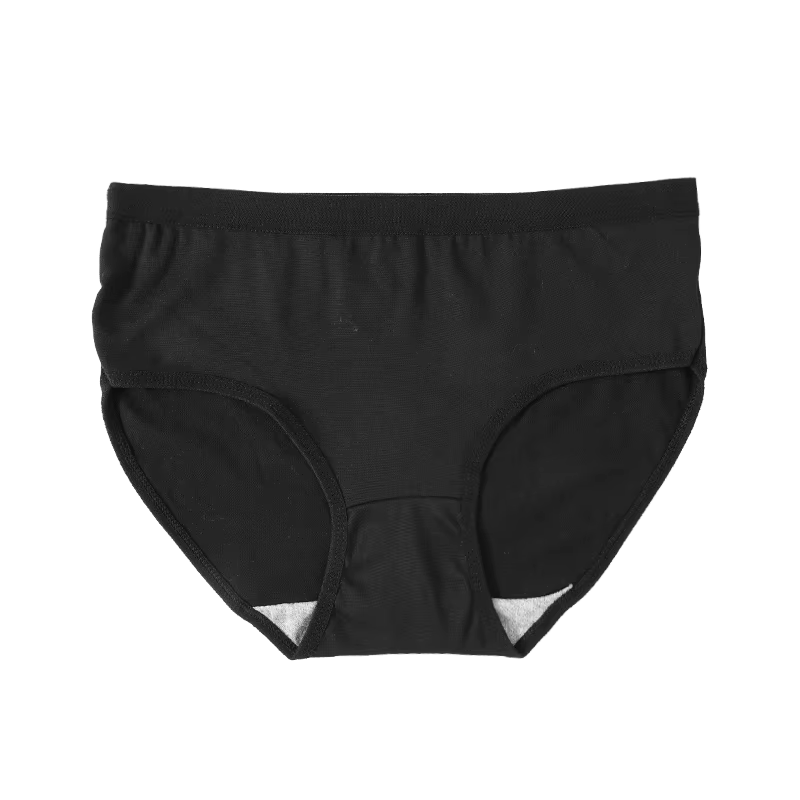 Culotte en coton taille haute sans couture pour femme, sous-vêtement confortable pour étudiant, doux