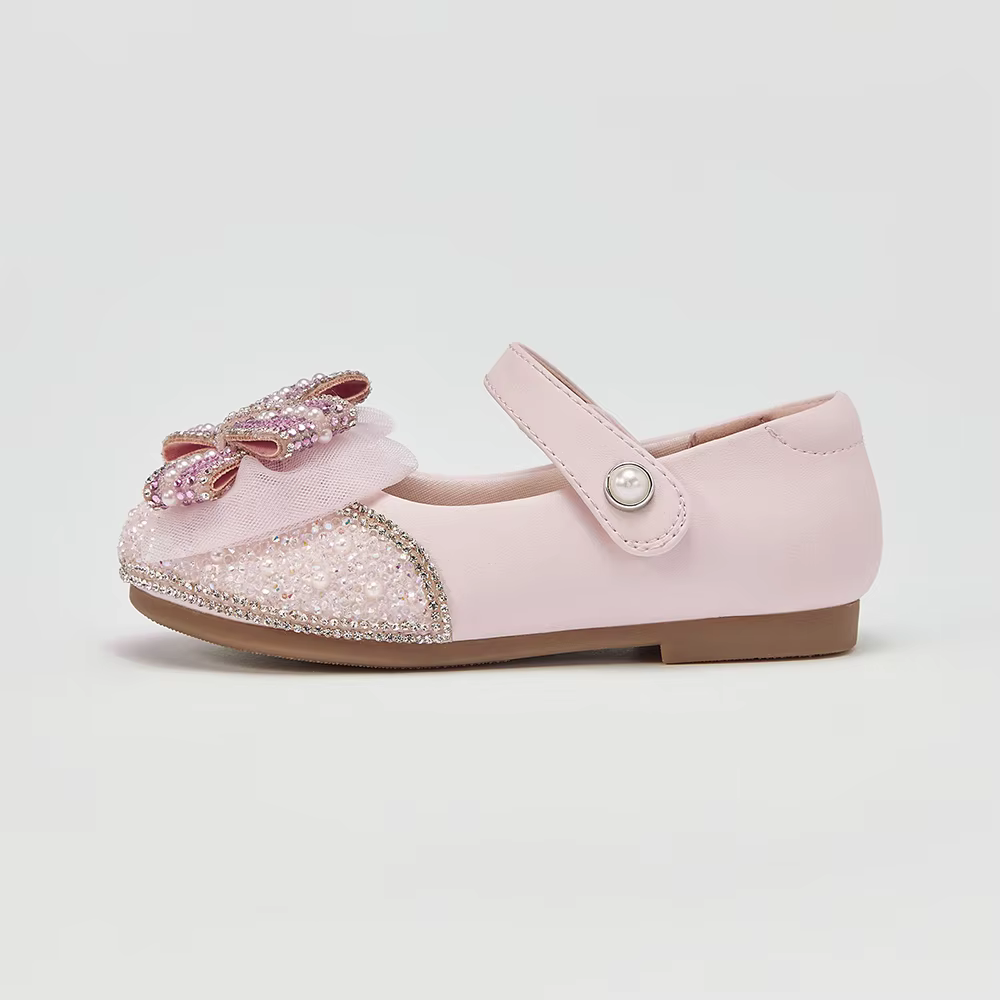 Dave Bella enfants chaussures en cuir automne printemps fille princesse chaussures anti-dérapant élé