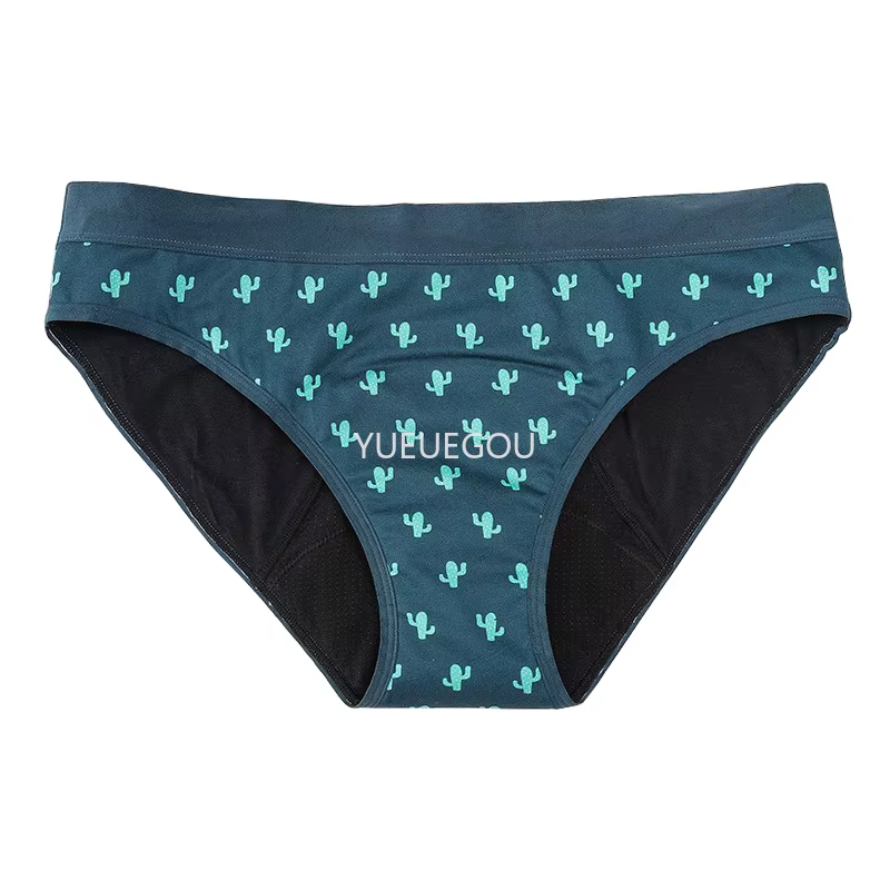 Sous-vêtements menstruels pour adolescents et femmes – Slip en coton étanche à 4 couches pour un déb