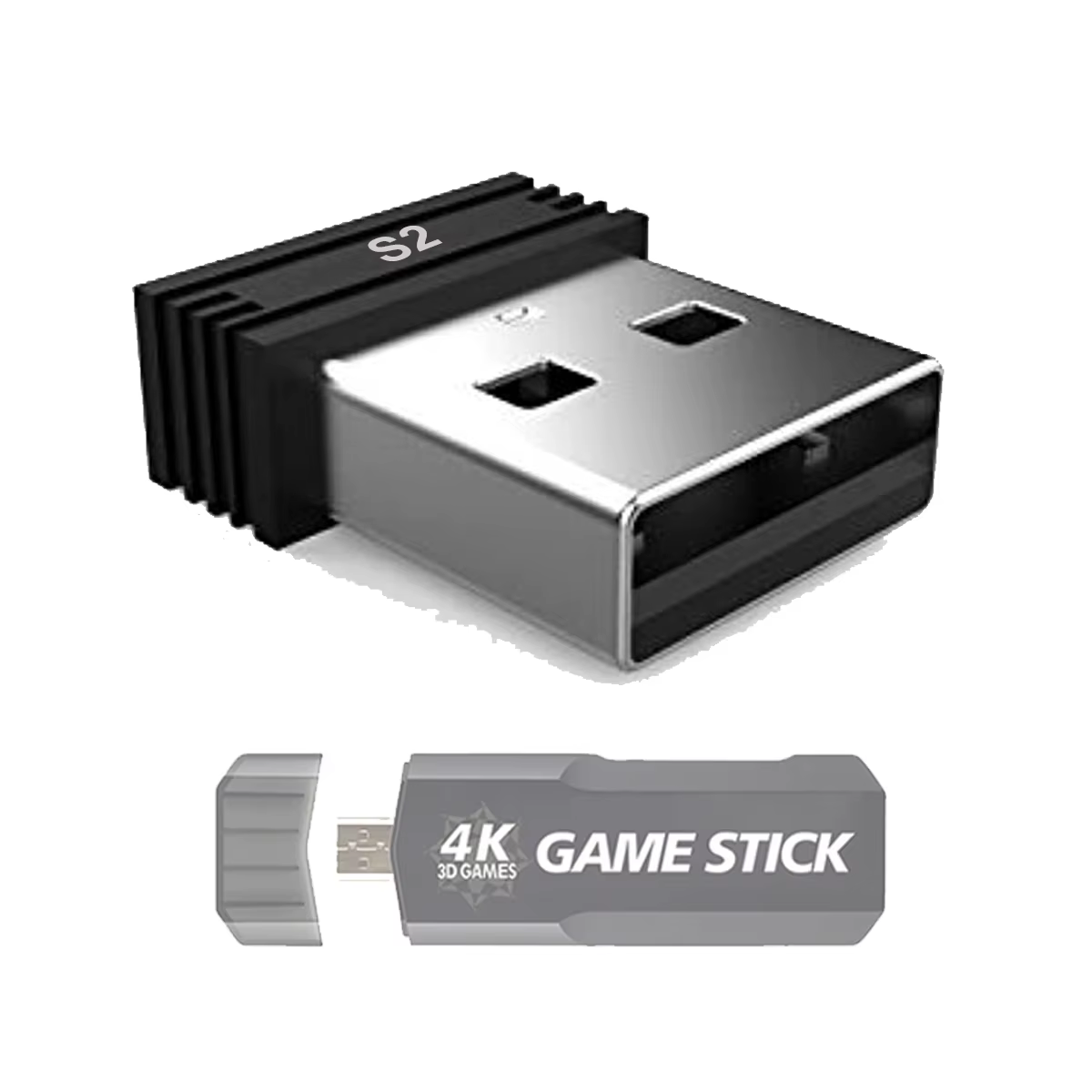Dongle USB S2 pour bâton de jeu GD10 4K, récepteur sans fil pour manette de jeu, pour VAYAVA Ampown 