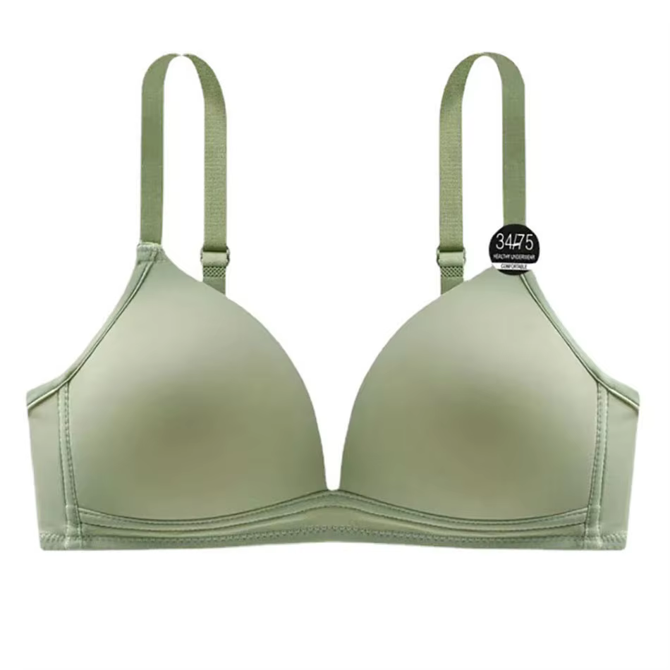 Soutien-gorge en V profond minimaliste pour femmes, sous-vêtements sans lueur, bretelles initiées pa