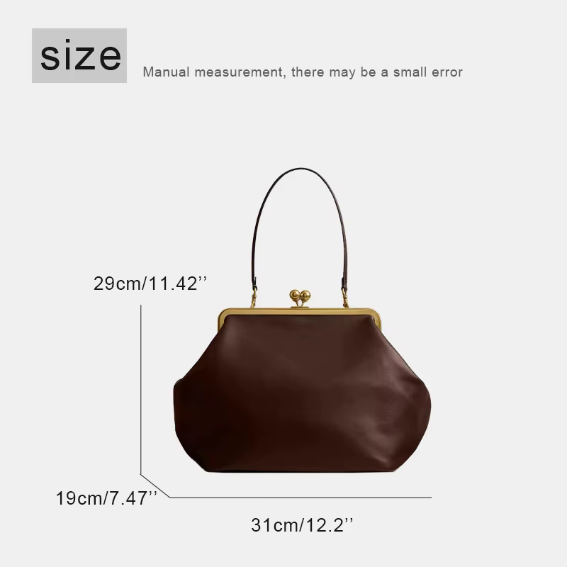Collection Printemps Sacs à main grande capacité avec fermoir baiser pour femmes Sacs à main et poch