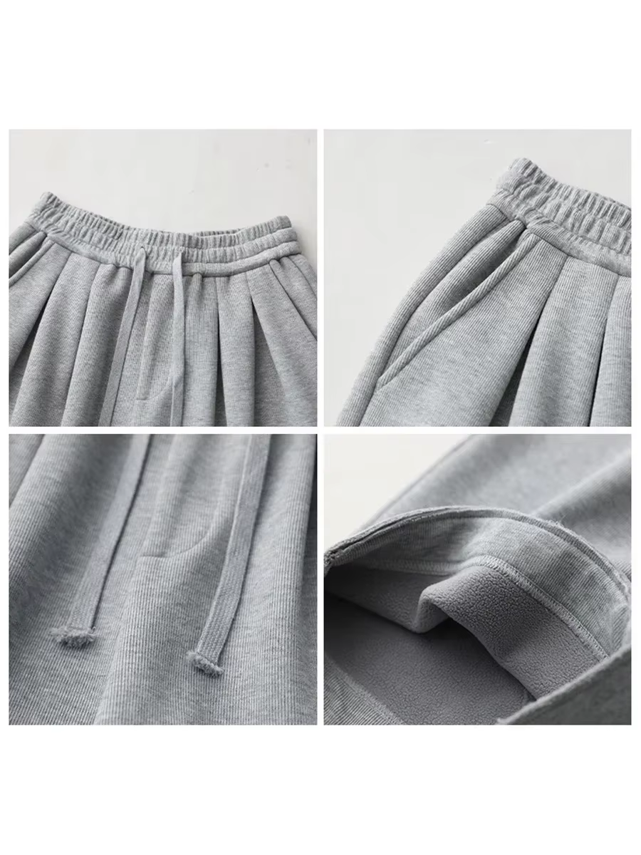 CHIC VEN pantalon femme Streetwear solide ample nouveau cordon sport pantalon décontracté taille hau