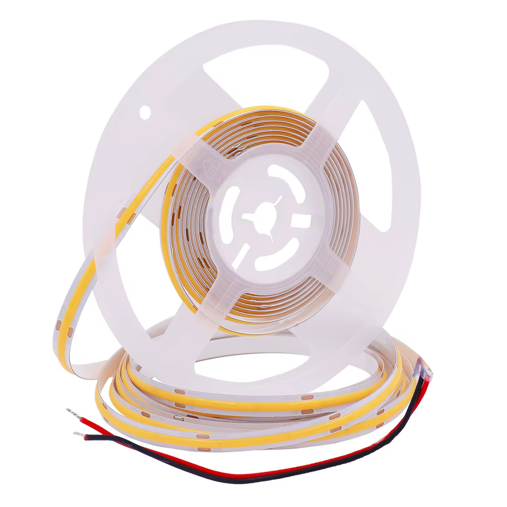 Bande lumineuse LED COB 320 384 480 528 LED, haute densité, Flexible, RA90, ruban lumineux, linéaire