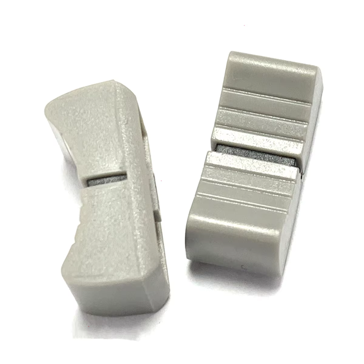 Lèvent de Fader de Remplacement pour Potentiomètre, Bouton Gris, Marque Noire, Console de Centre Com