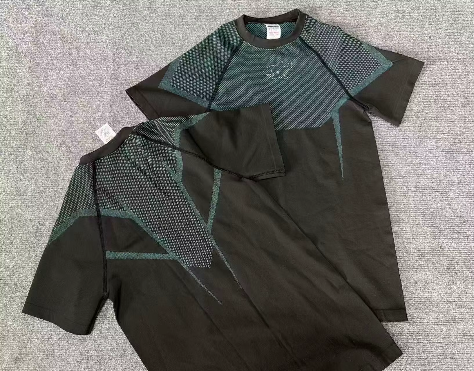 Nouveau T-shirt de compression à manches courtes pour homme, séchage rapide, pour fitness, gym, spor