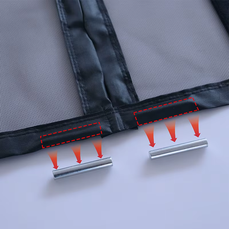 Moustiquaire magnétique pour porte, taille personnalisée, rideau anti-mouches, fermeture automatique