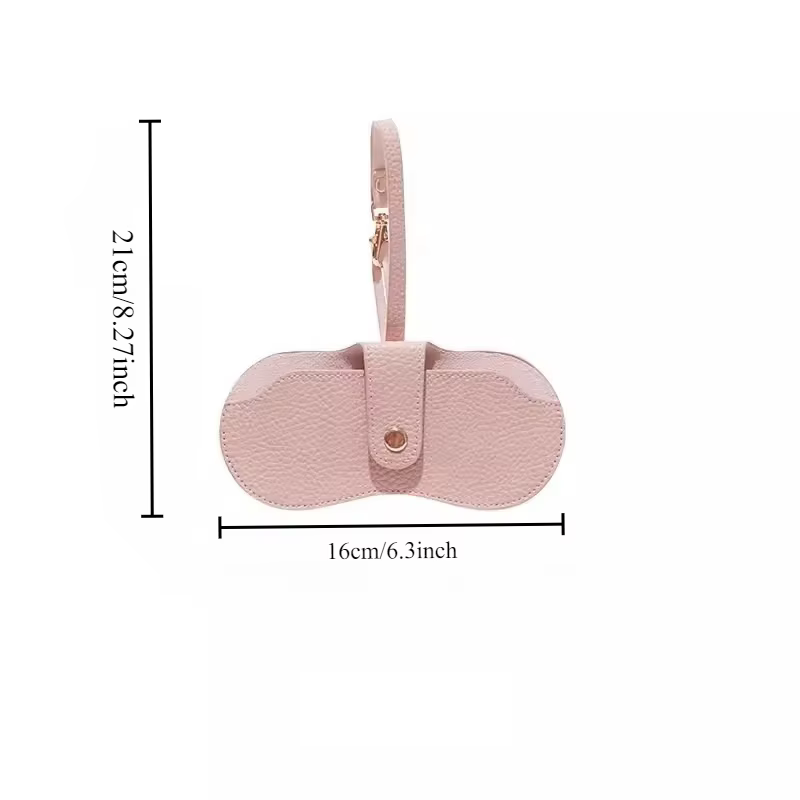Sac à lunettes Portable, pochette en cuir souple pour lunettes de soleil, étui à lunettes mince à la