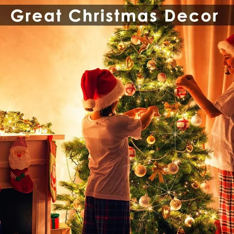 Guirxiété lumineuse LED USB télécommandée, lumières dégradées, décoration de mariage et de Noël, lam