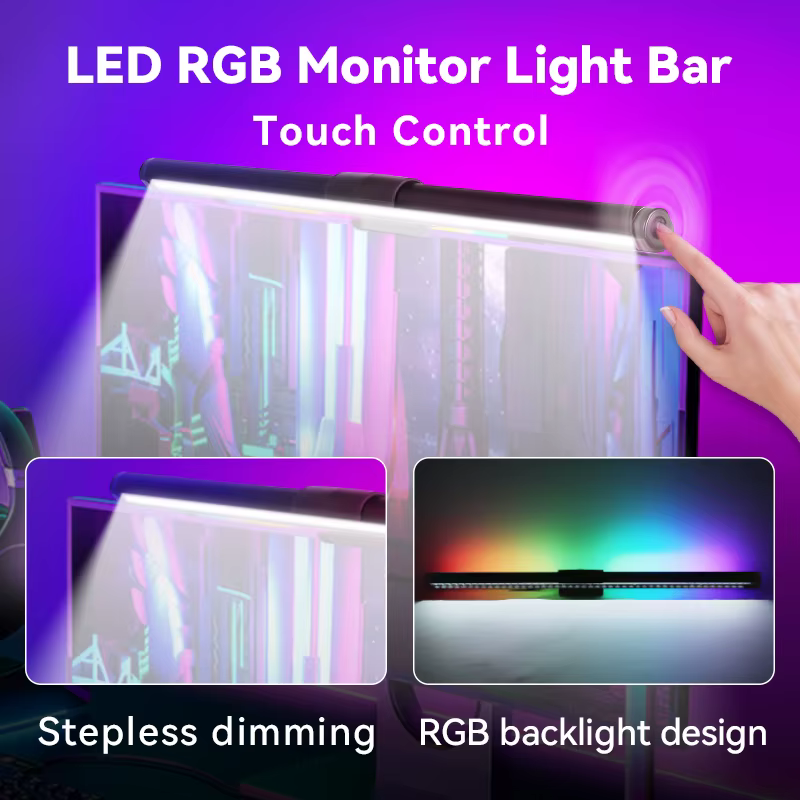 Moniteur Led barre lumineuse lampes d'ordinateur lampe de lecture écran suspendu lampe de bureau mon