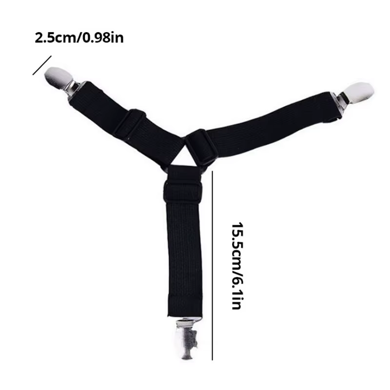 Attaches élastiques pour drap de lit, 4 pièces/lot, gadgets de support pour drap de lit, clip de cou