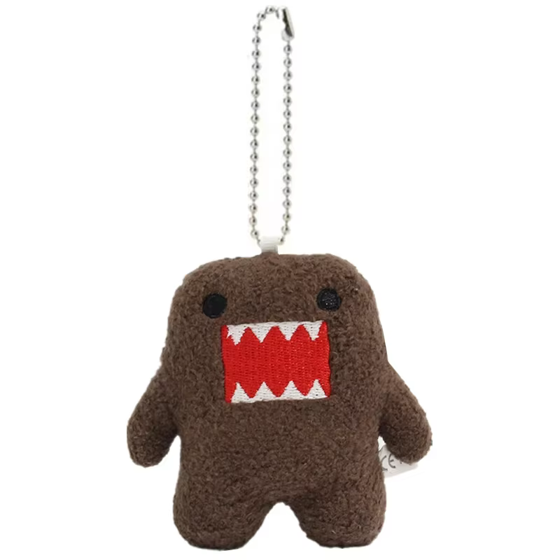 Kawaii mignon Domo Kun peluche porte-clés boule chaîne dessin animé Kawaii mignon sac porte-clés pet