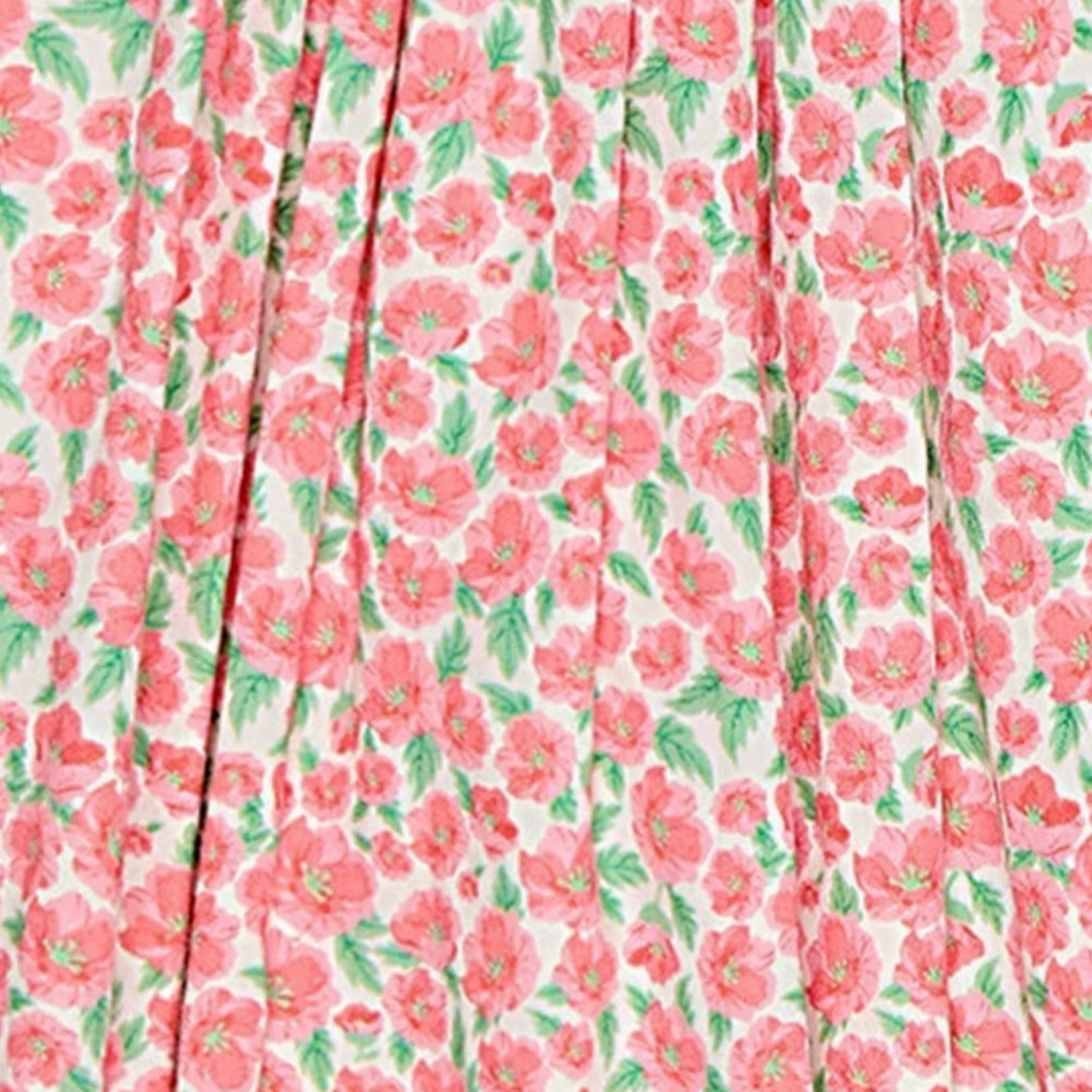 Robe d'été pour fille, style vintage, rouge, à fleurs, brodée, smockée, manches courtes, vêtements d