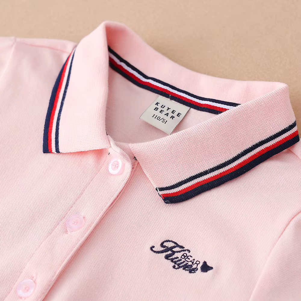 Robes de Sport pour enfants filles, en coton, col rabattu, robe de Tennis, nouvelle collection été 2