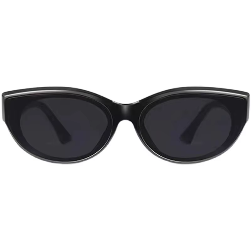 Nouveauté lunettes de soleil œil de chat femmes lunettes ovales marque Vintage elliptique carré lune