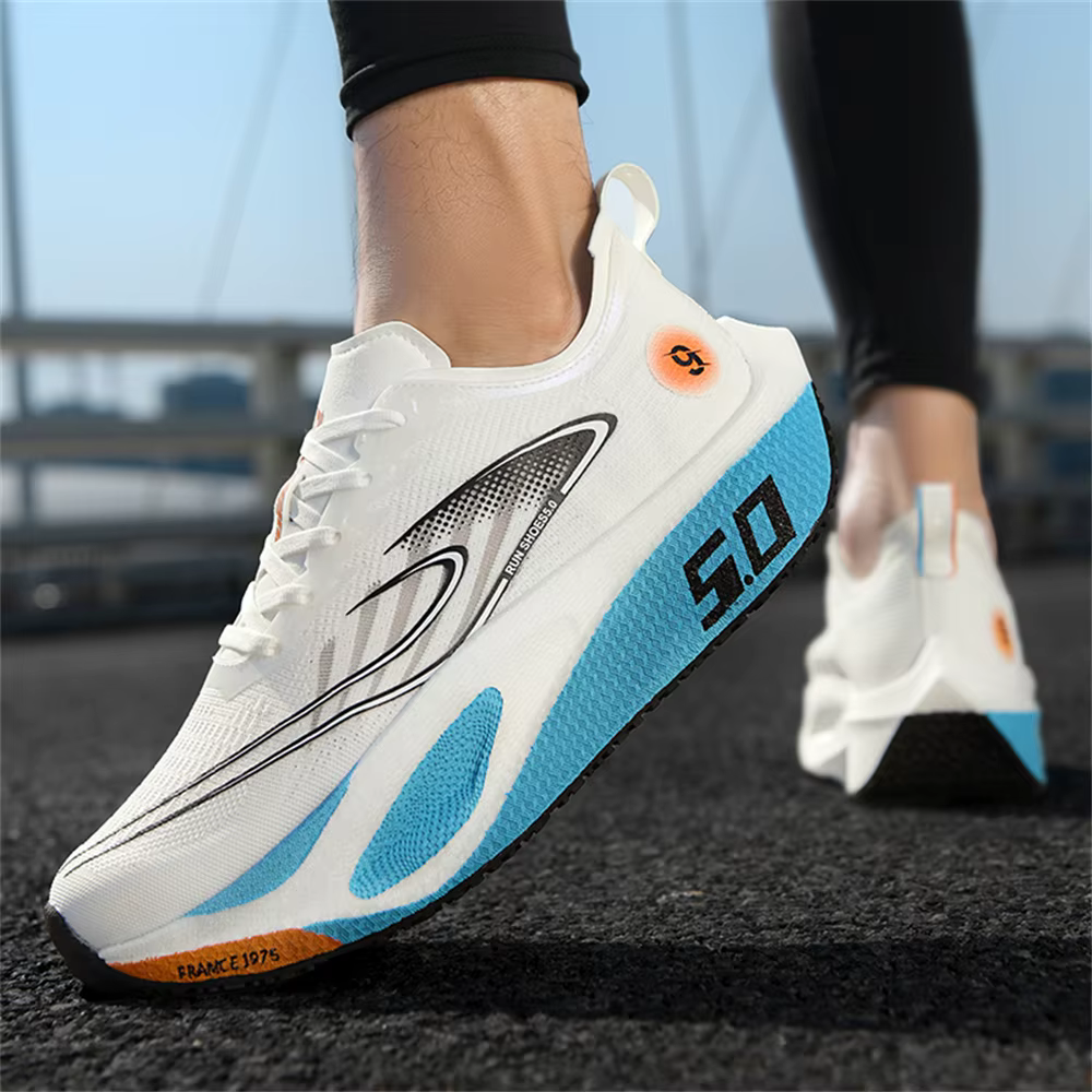 Chaussures de course légères et respirantes en mesh pour hommes - Antidérapantes, baskets athlétique