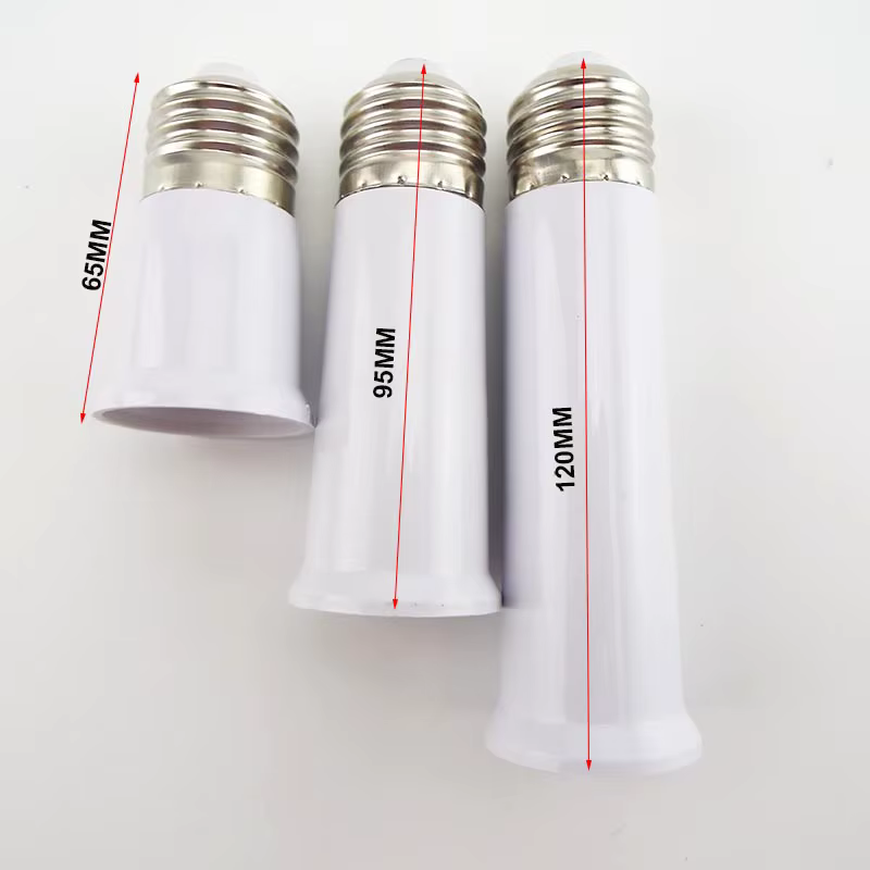 65mm 95mm 120mm E27 à E27 extension support de lampe Base ampoule étendre Extension prise adaptateur