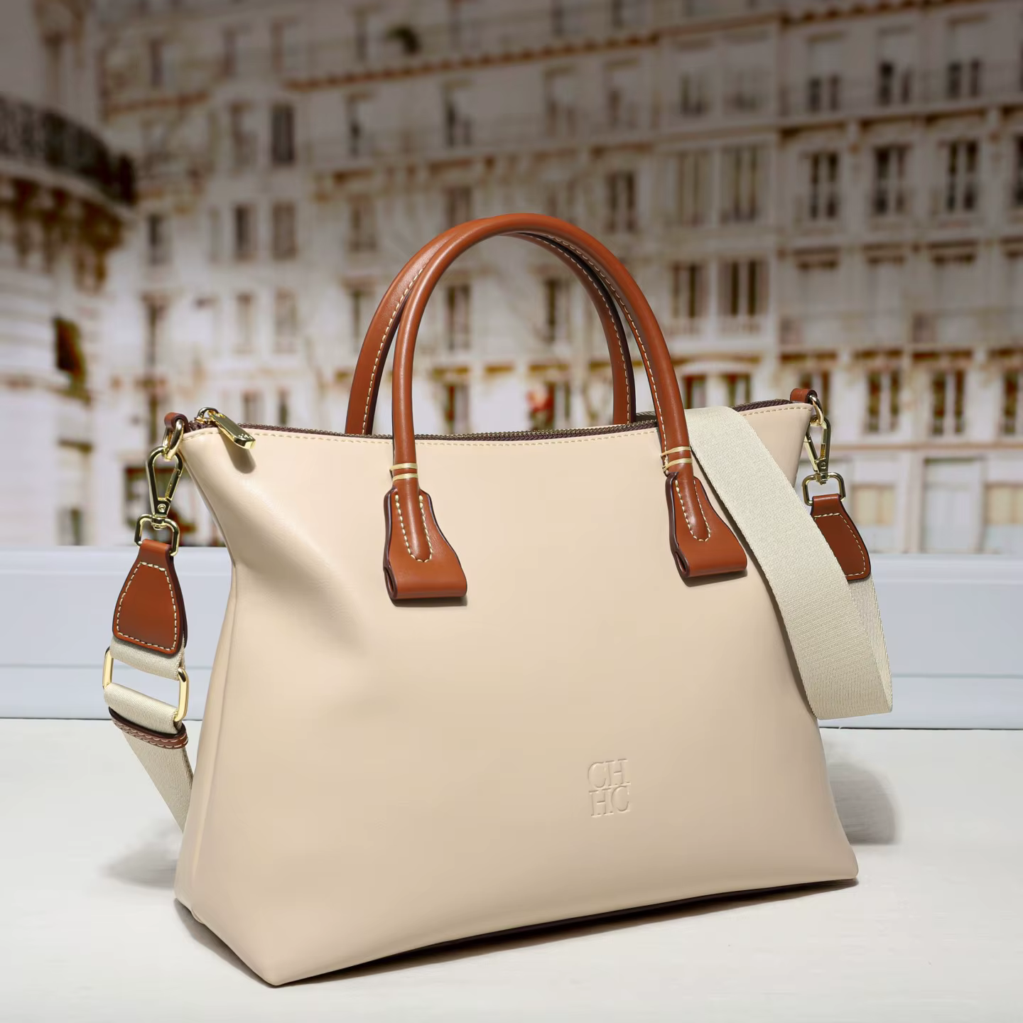 Nouveau Sac Bandoulière CH Commuter 2026, Sac à Main Simple et Tendance pour Femme, Sac Fourre-tout 