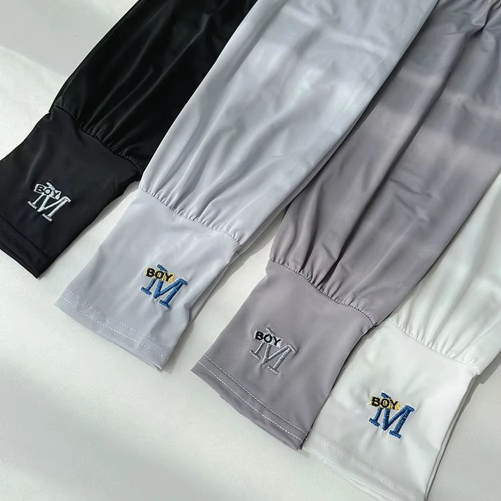 Manchons de bras de glace pour hommes, 1 paire, gants de conduite élastiques, Protection UV pour l'e