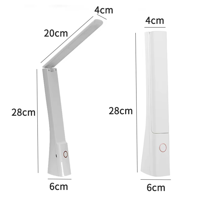 Lampe de bureau Led pliable tactile réglable pour maison intelligente chambre veilleuse étudiant lec