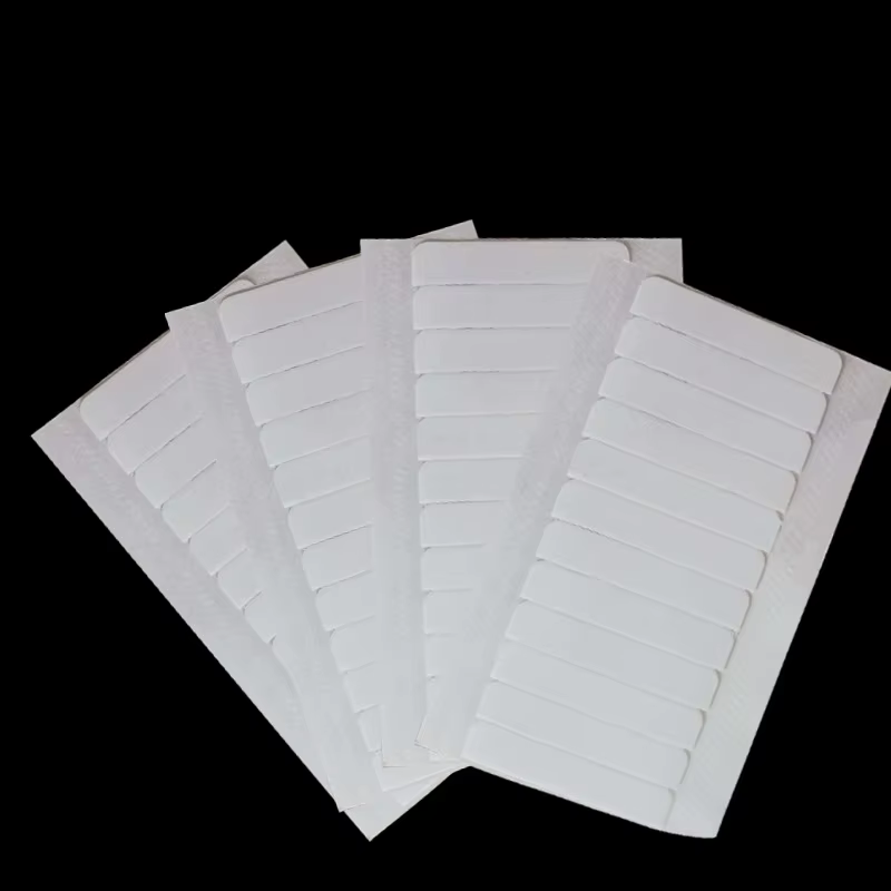 120 onglets/lots 10 feuilles 0.8 cm * 4 cm ruban adhésif blanc sans brillance ruban étanche pour ext