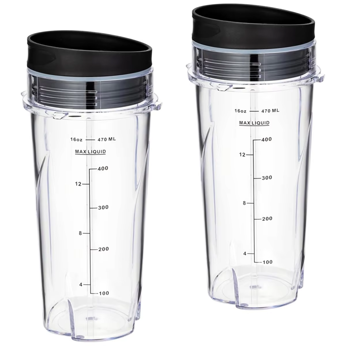 Mixeur Personnel Compact de 16Oz, Accessoire de Remplacement Standard pour Ninja QB3001SS, avec Vide