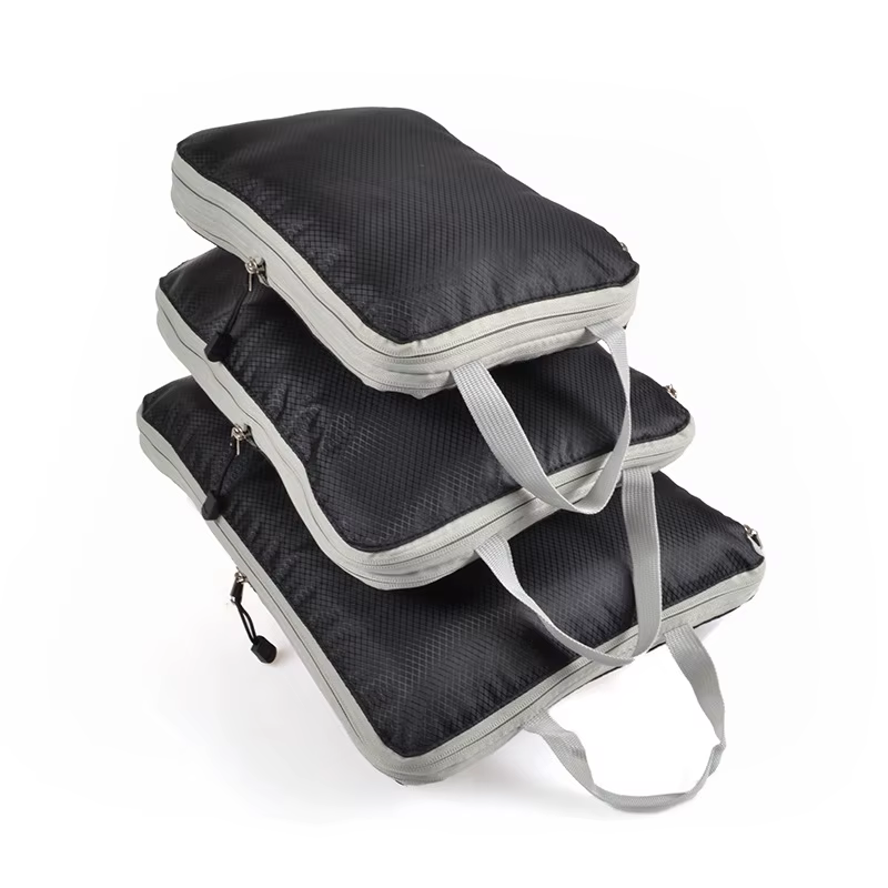 Sac de rangement de voyage, Cubes d'emballage compressibles, valise de voyage pliable et étanche, Po