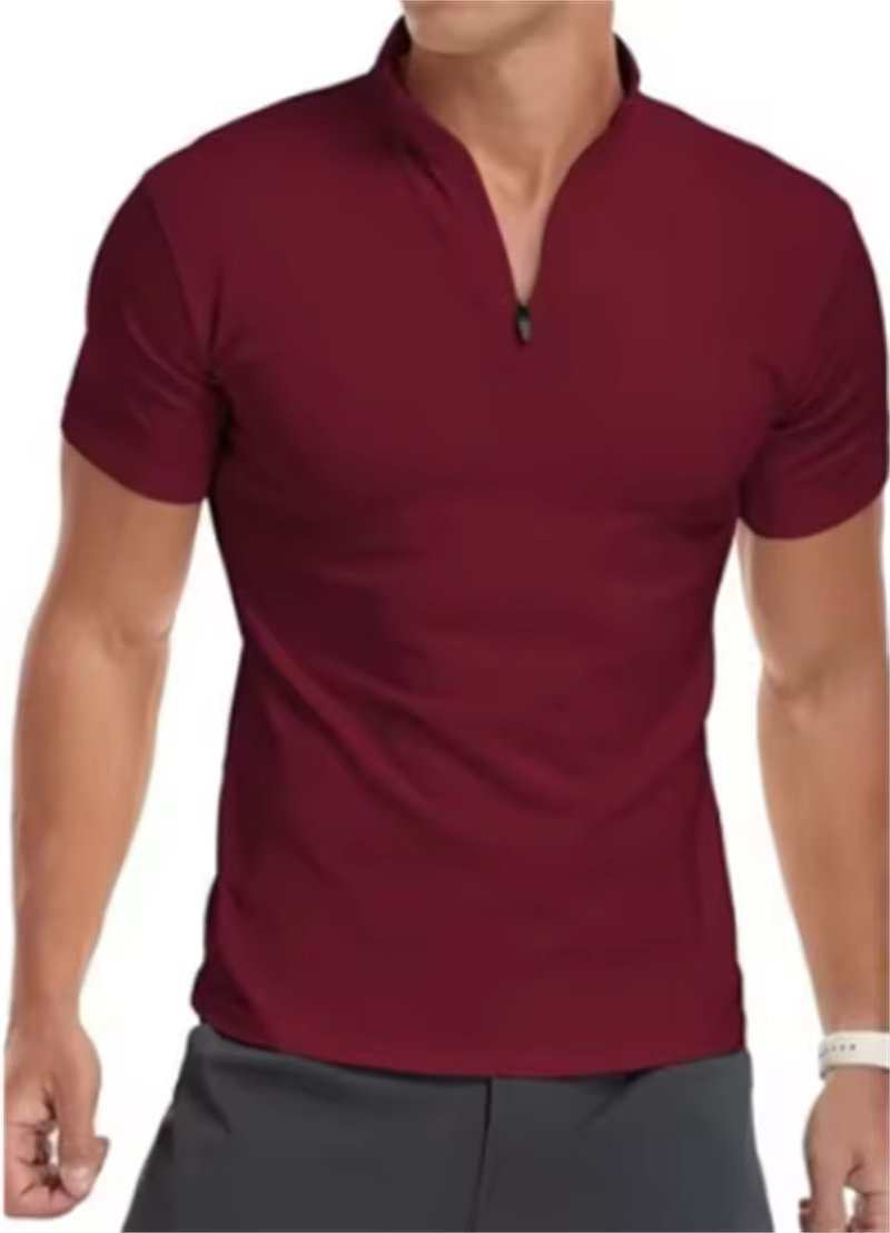 T-Shirt de sport à manches courtes pour hommes, hauts de Fitness, t-shirts de Compression, pull à fe
