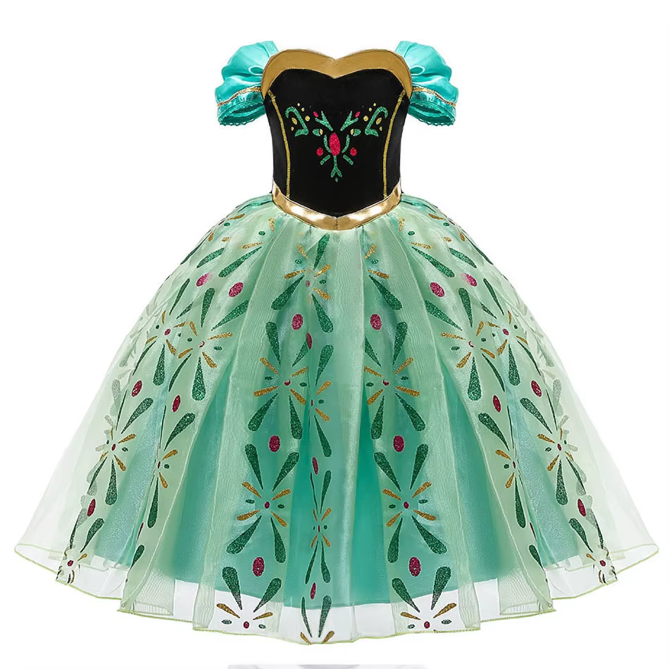Costume de Cosplay pour filles, robe de princesse pour enfants, Costume de princesse, Elsa, Anna, ra