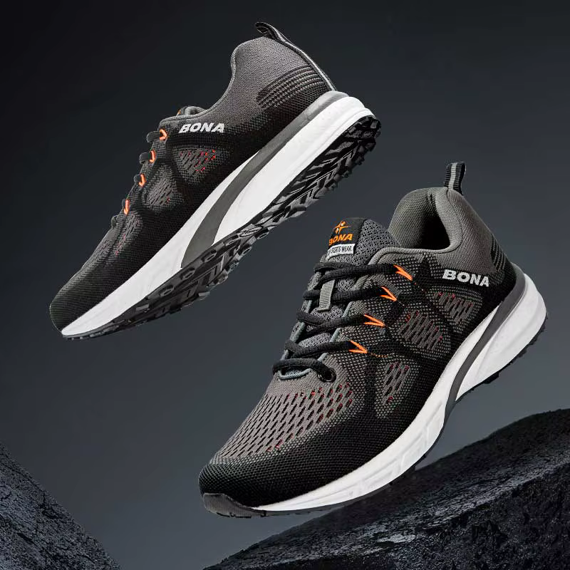 Chaussures de course confortables BONA, chaussures de sport respirantes et antidérapantes, chaussure
