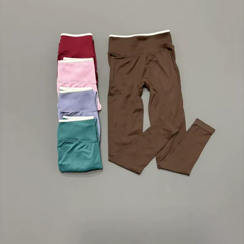 Leggings de yoga taille haute sans couture pour femme, effet ventre plat, extensibles, doux, confort