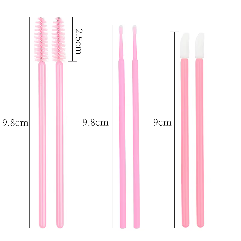 Kit de fournitures d'extension de cils, 200 pièces, bobines de cils jetables, brosses, Micro coton-t