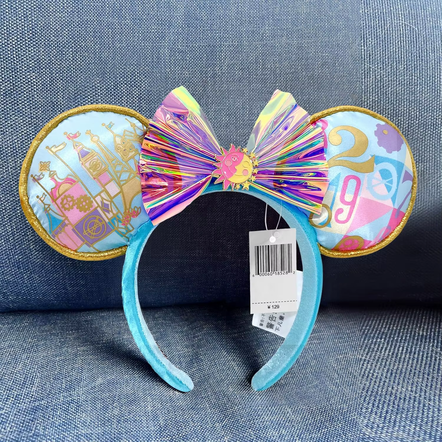 Bandeaux d'oreille Mickey Mouse pour Halloween, bandeaux de soleil colorés, accessoires de cheveux p