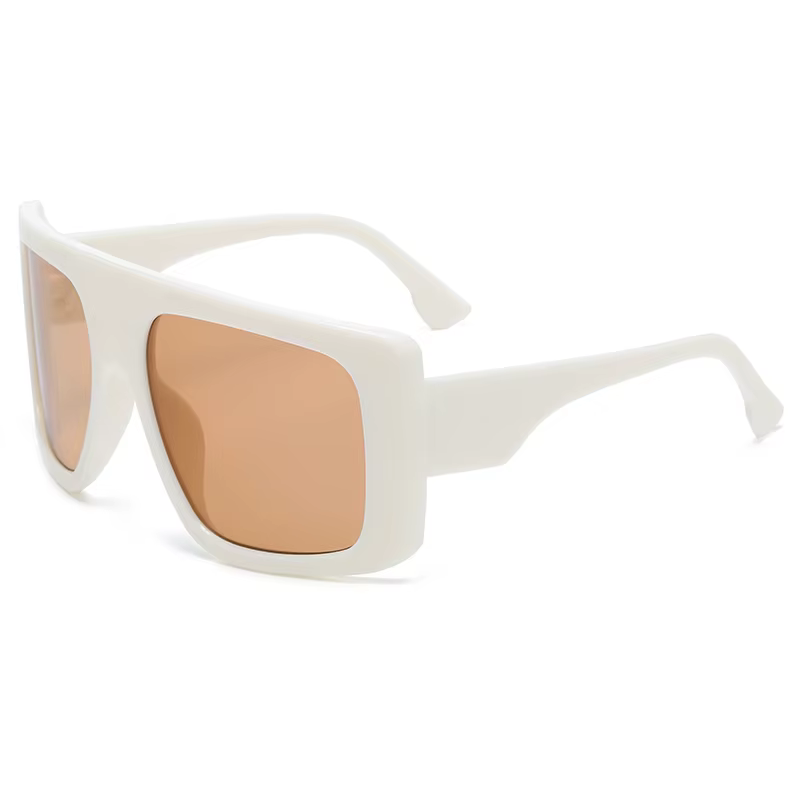 Lunettes de soleil carrées de cyclisme Punk surdimensionnées Y2K pour hommes, uniques, tendance, pou
