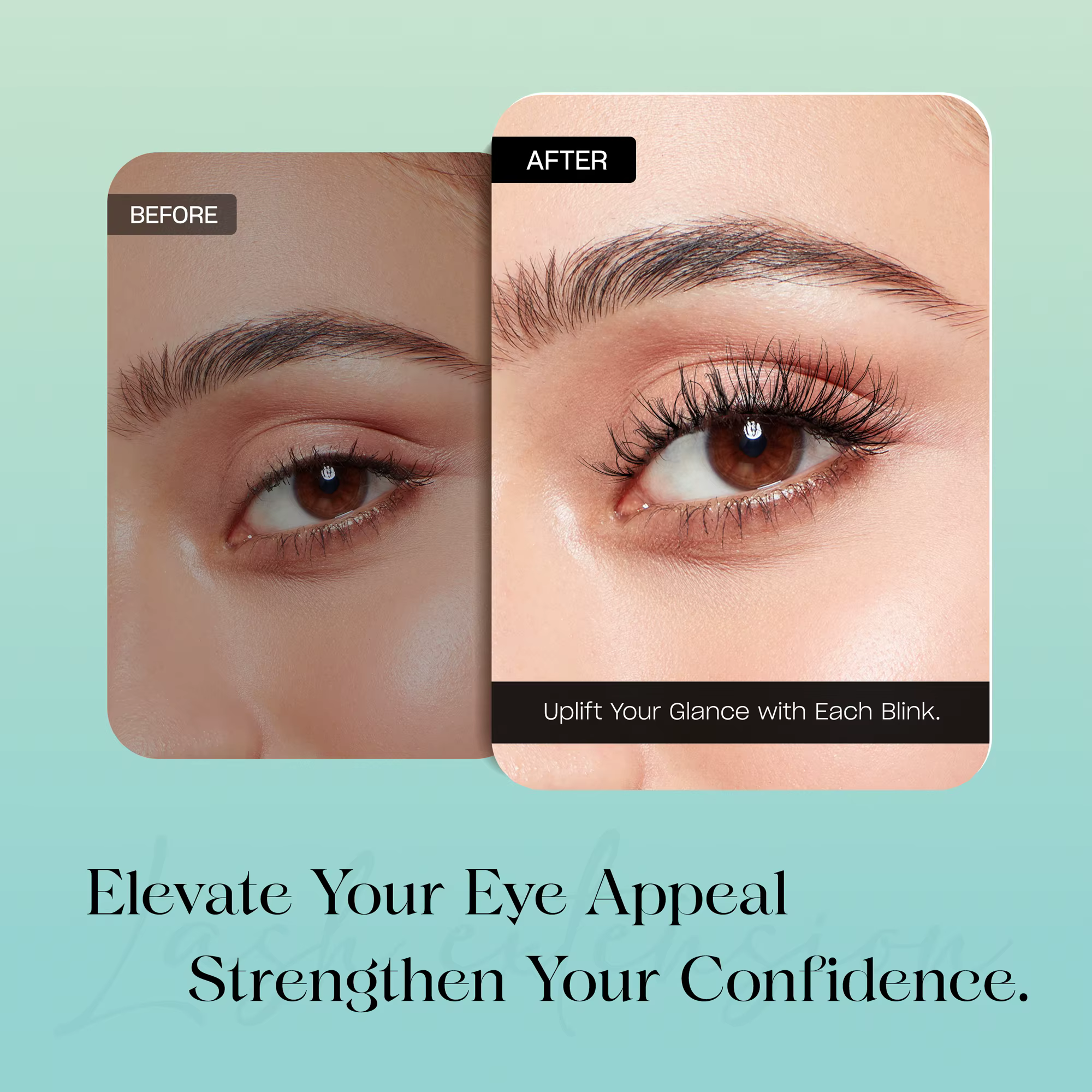 Extensions de cils naturels réutilisables, groupe de cils individuels, 0.05mm, 0.1mm, contaminants 3