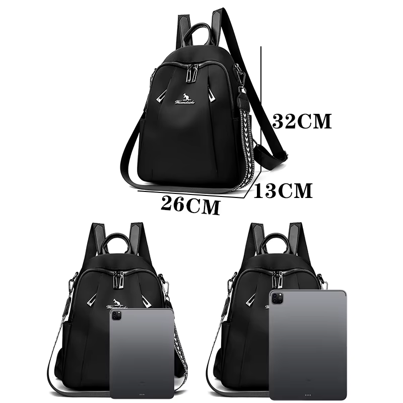 Sac à dos en cuir multifonctionnel de grande capacité pour femmes, sac à dos femme, haute qualité, m