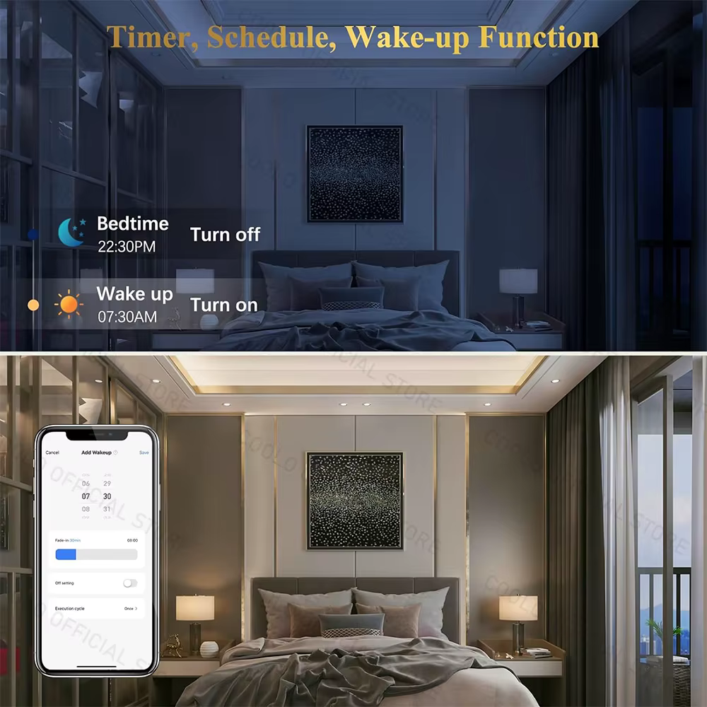 ZigBee GU10 WiFi ampoule LED intelligente RGB W + C 5W lampes à intensité variable EWelink APP contr