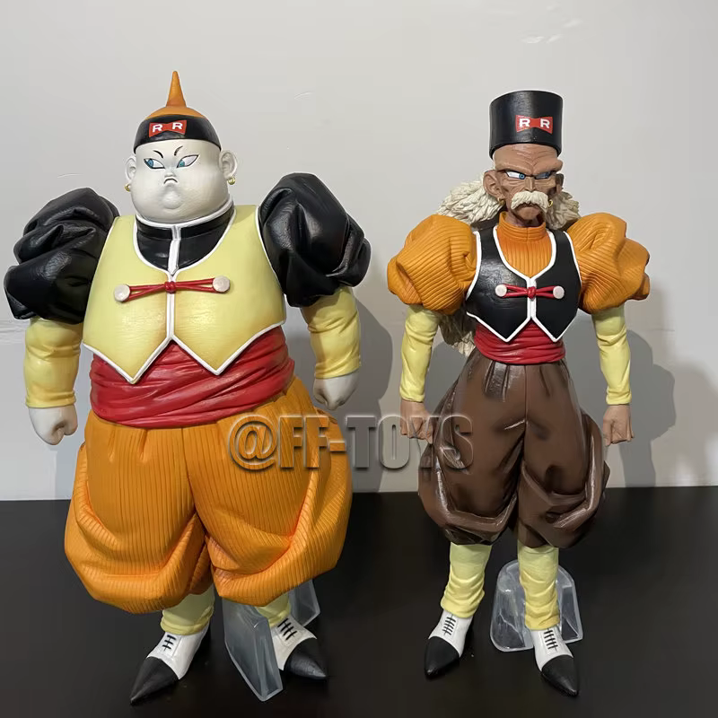 25CM Anime Dragon Ball Figure ANDROID 19 ANDROID 20 Dr.gero PVC figurines Collection modèle jouets p