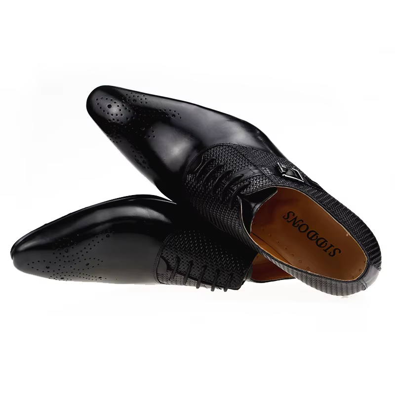 Chaussures formelles en cuir véritable pour hommes, mode Zapato Social, robe de mariée, mocassins im