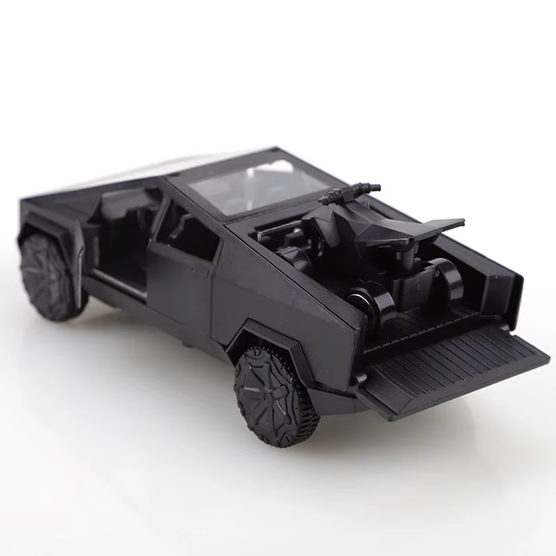 (Bagagé) Collection de voitures à tirer CyberTruck en alliage 1:36 pour garçons et enfants, une gran
