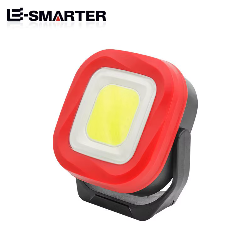 Lampe de travail d'urgence LED COB, lampe de poche portable, 4 modes d'éclairage, 2400mAh, aste, éta