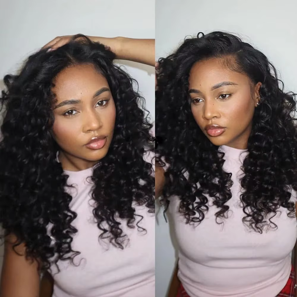 Extensions de cheveux au Crochet pré-séparées sans nœuds, Extensions de cheveux en plumes, ligne de 