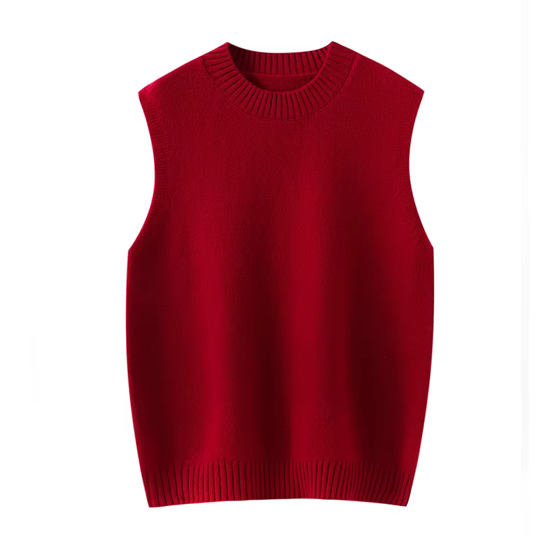 WinvyNee 2025 femmes laine gilet O cou vêtements décontracté chaud vêtements d'extérieur gilet dames